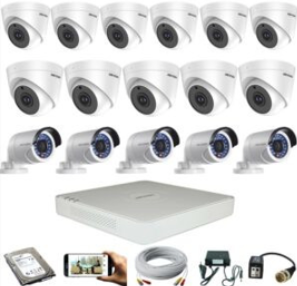 CCTV Package 16-CH Dahua DVR 2MP 16-Pcs HD Camera